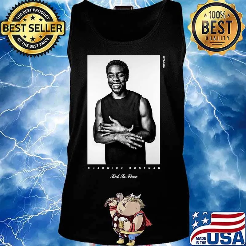 Black panther chadwick Boseman rest in peace 1977 2020 pictures s Tank top