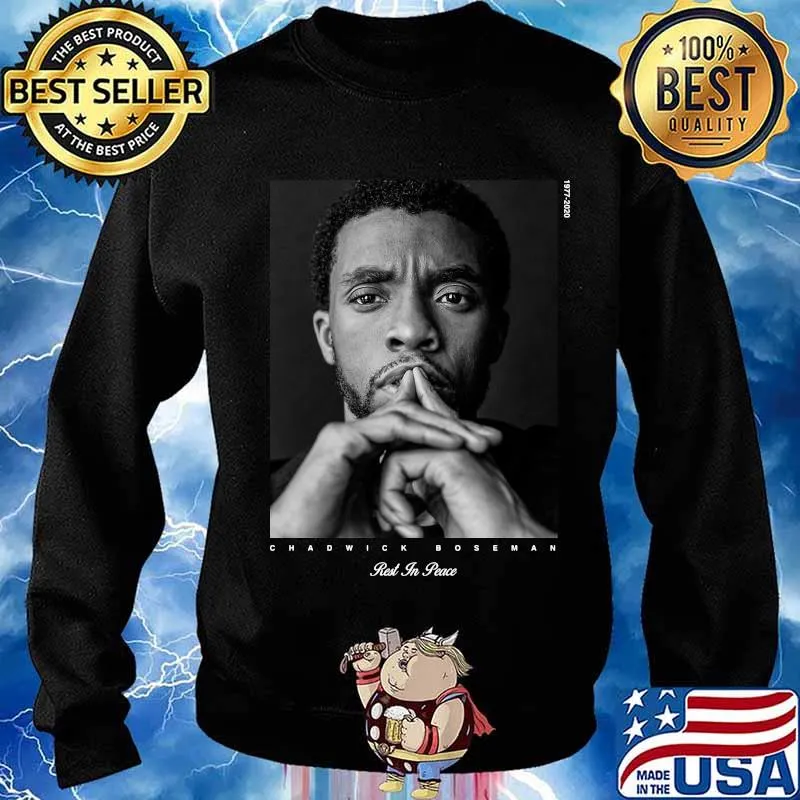Black panther chadwick Boseman rest in peace 1977 2020 s Sweater