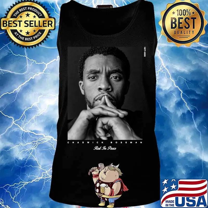 Black panther chadwick Boseman rest in peace 1977 2020 s Tank top