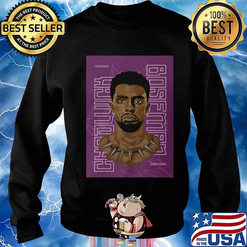 Black panther chadwick Boseman rip actor s Sweater