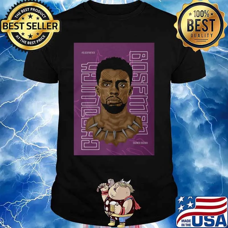 Black panther chadwick Boseman rip actor shirt