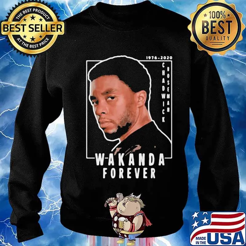 Black panther chadwick Boseman rip actor wakanda forever s Sweater
