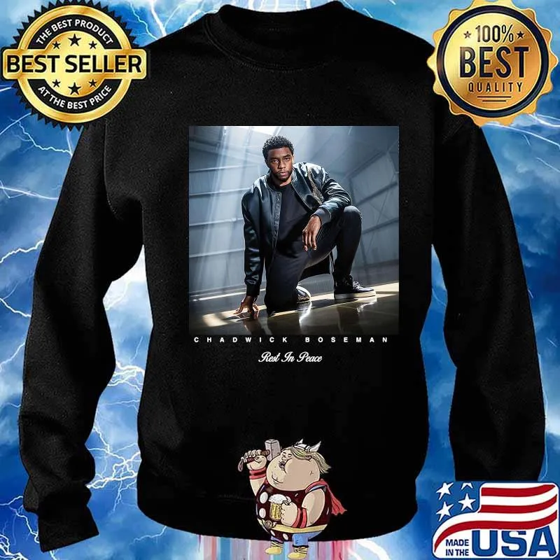 Black panther chadwick est in peace 1977 2020 s Sweater