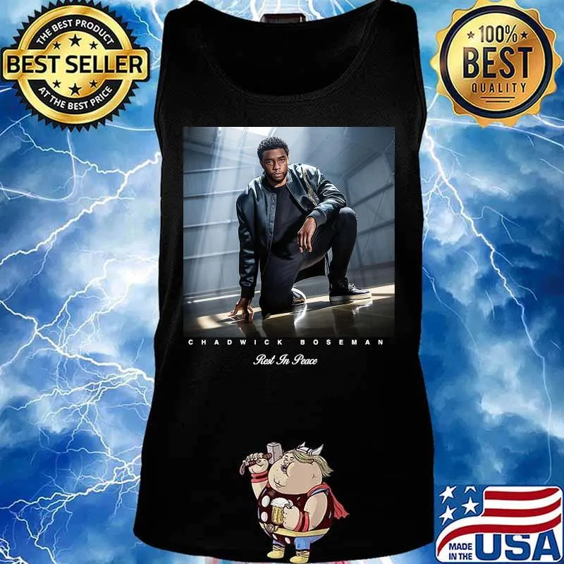 Black panther chadwick est in peace 1977 2020 s Tank top