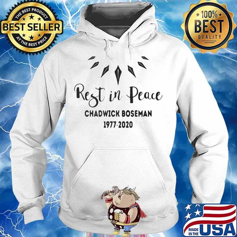 Black panther rest in peace rip chadwick 1977 2020 s Hoodie