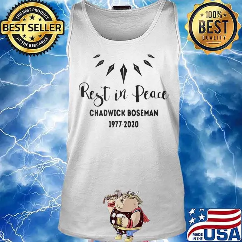 Black panther rest in peace rip chadwick 1977 2020 s Tank top