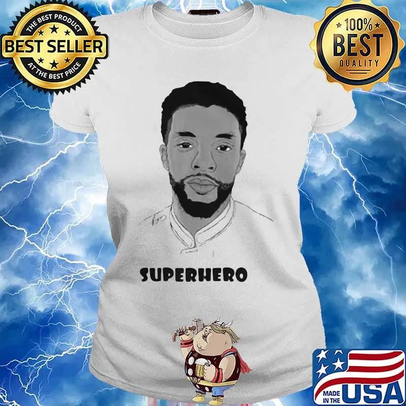 Black panther rip chadwick actor superhero s Ladies tee