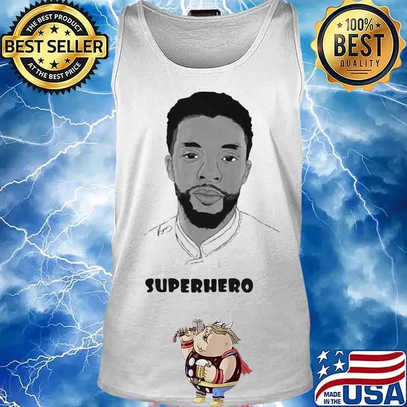 Black panther rip chadwick actor superhero s Tank top