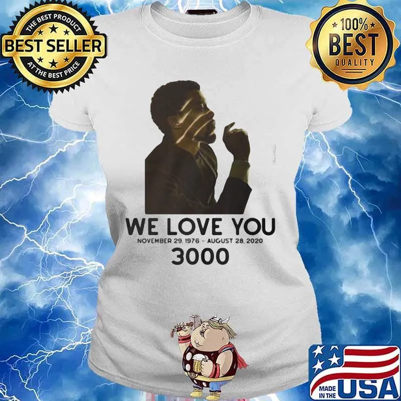 Black panther rip chadwick actor we love you 3000 november 29 1976 august 28 2020 s Ladies tee
