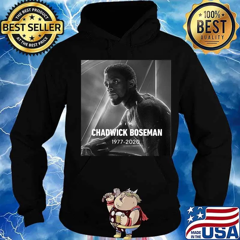 Black panther rip chadwick Boseman 1977 2020 picture s Hoodie