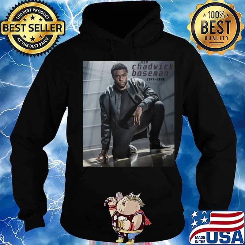 Black panther rip chadwick Boseman 1977 2020 pictures s Hoodie