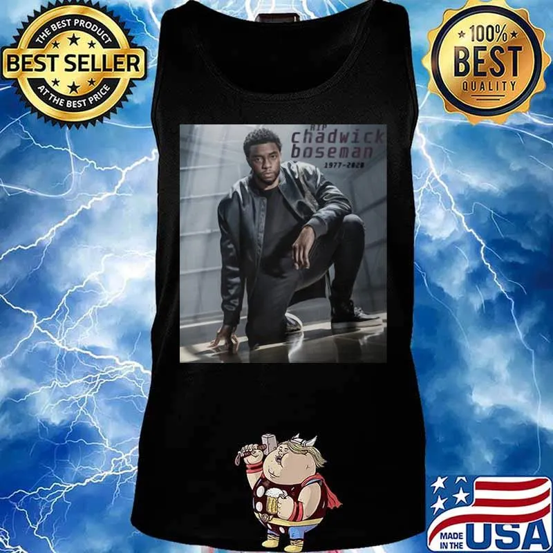 Black panther rip chadwick Boseman 1977 2020 pictures s Tank top