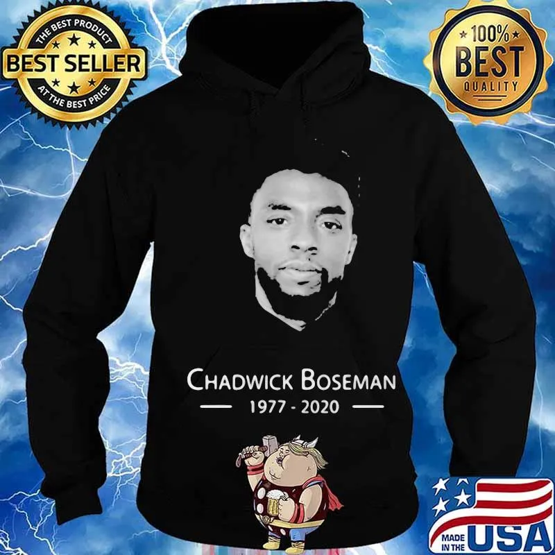 Black panther rip chadwick Boseman actor 1977 2020 s Hoodie