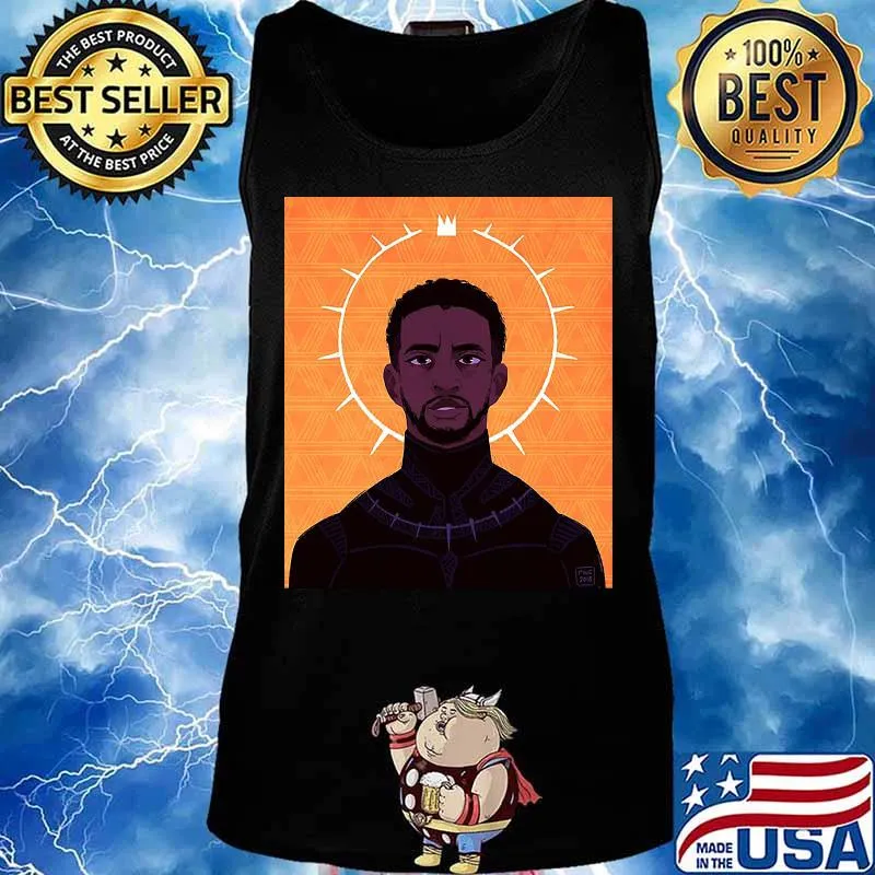 Black panther rip chadwick Boseman power king Tank top