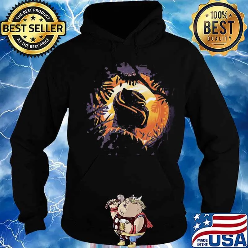 Black panther rip chadwick Boseman sunset s Hoodie