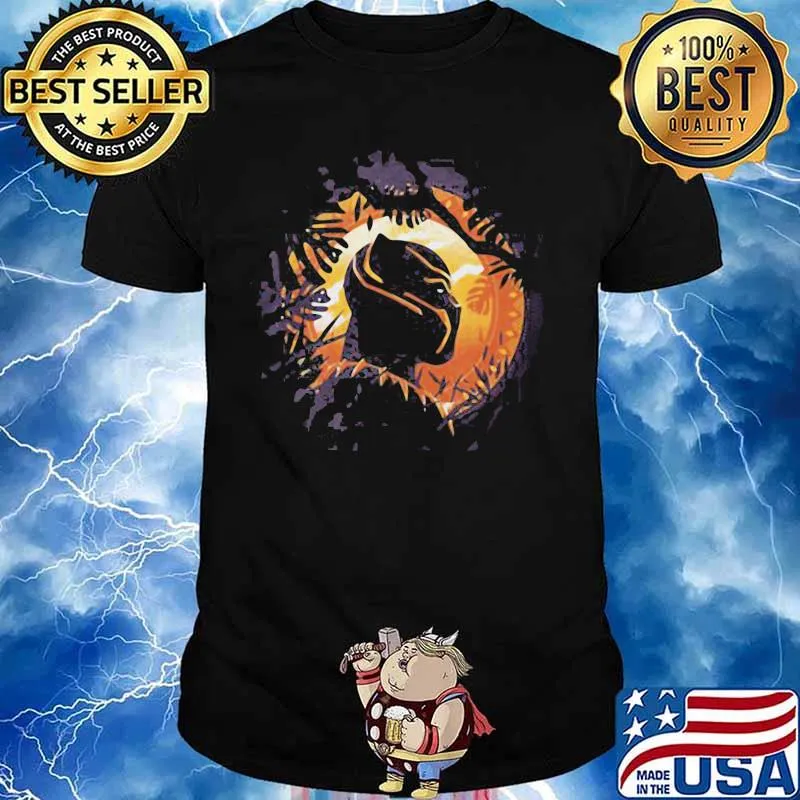 Black panther rip chadwick Boseman sunset shirt