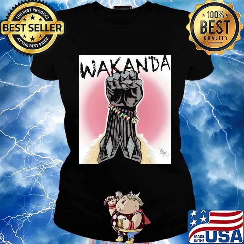 Black panther rip chadwick Boseman wakanda black lives matter s Ladies tee