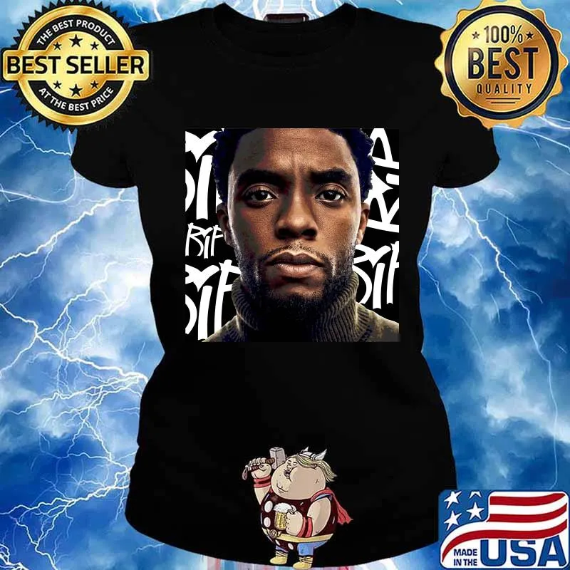 Black panther rip chadwick Boseman wakanda s Ladies tee