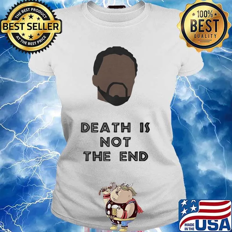 Black panther rip chadwick death is not the end s Ladies tee