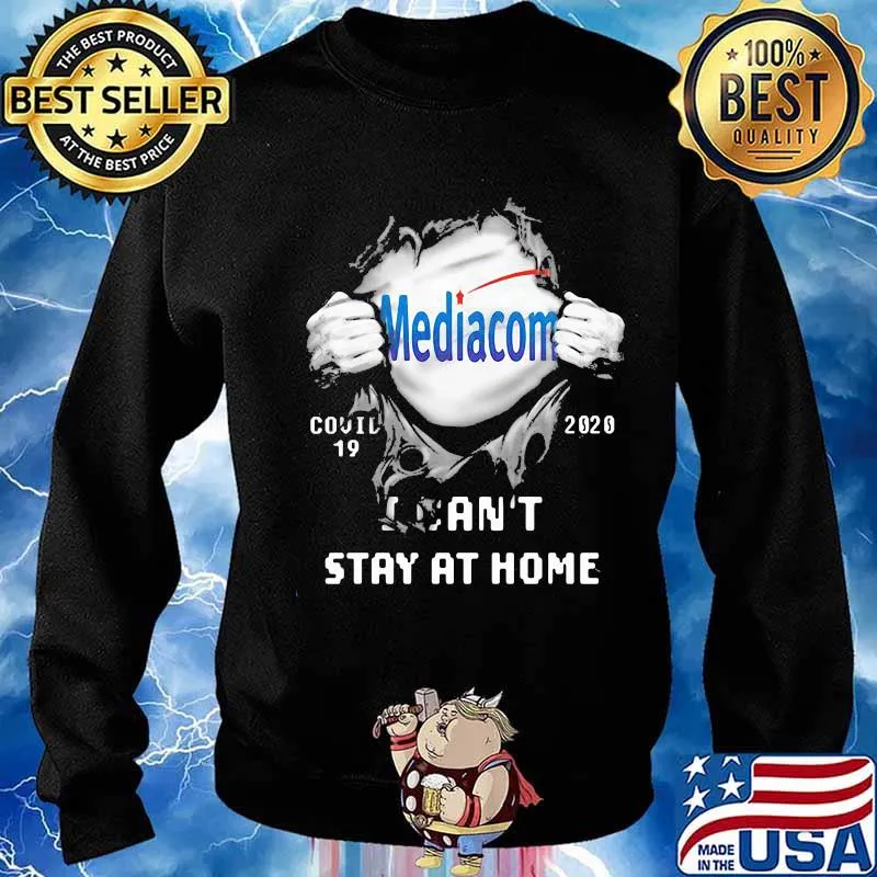 Blood inside mediacom covid-19 2020 i can't stay at home s Sweater