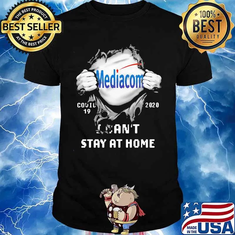 Blood inside mediacom covid-19 2020 i can't stay at home shirt