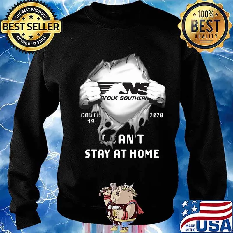 Blood insides norfolk southern covid-19 2020 i can't stay at home s Sweater