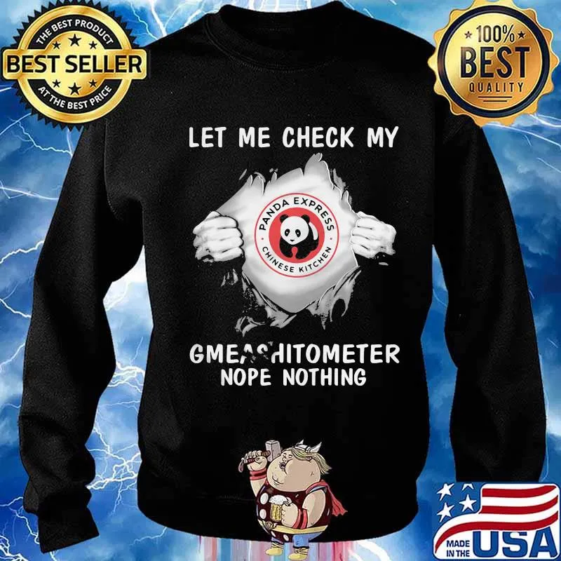Blood insides panda express chinese kitchen let me check my gmeashitometer nope nothing s Sweater