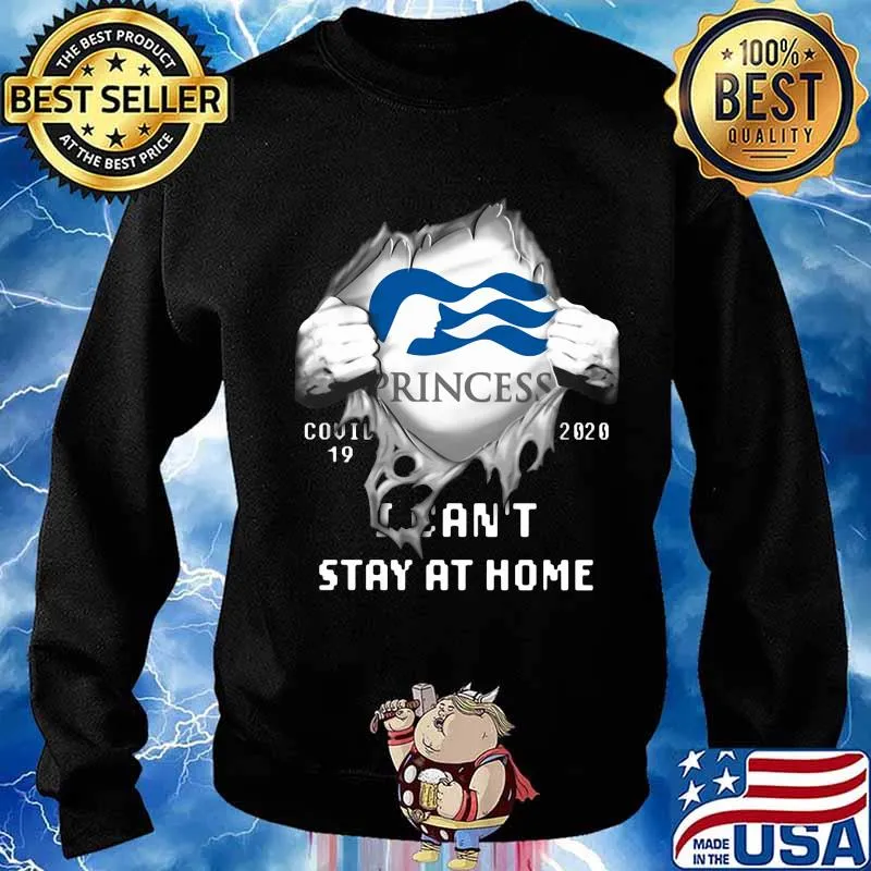 Blood insides princess covid-19 2020 i can't stay at home s Sweater