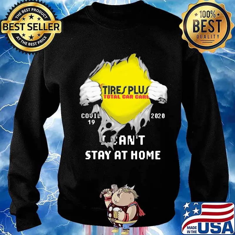Blood insides tire plus total car care covid-19 2020 i can't stay at home s Sweater