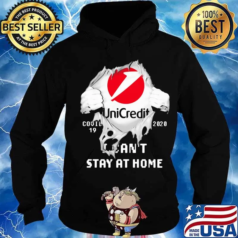 Blood insides unicredit covid-19 2020 i can't stay at home s Hoodie