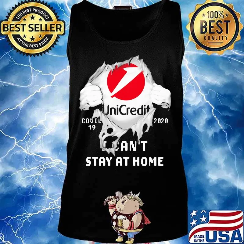 Blood insides unicredit covid-19 2020 i can't stay at home s Tank top