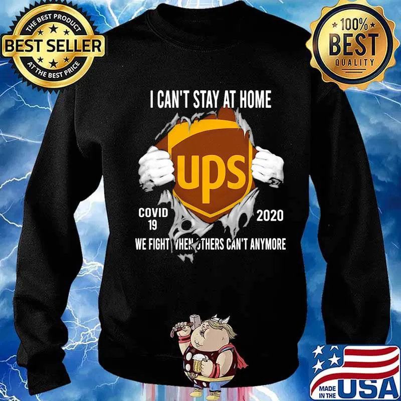 Blood insides ups i can't stay at home covid-19 2020 we fight when others can't anymore s Sweater