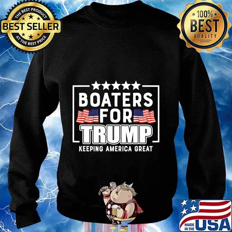 Boaters For Trump 2020 Trump Supporters Boat Parade 2020 T-Shirt Sweater