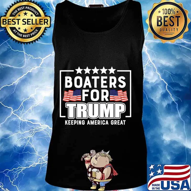 Boaters For Trump 2020 Trump Supporters Boat Parade 2020 T-Shirt Tank top