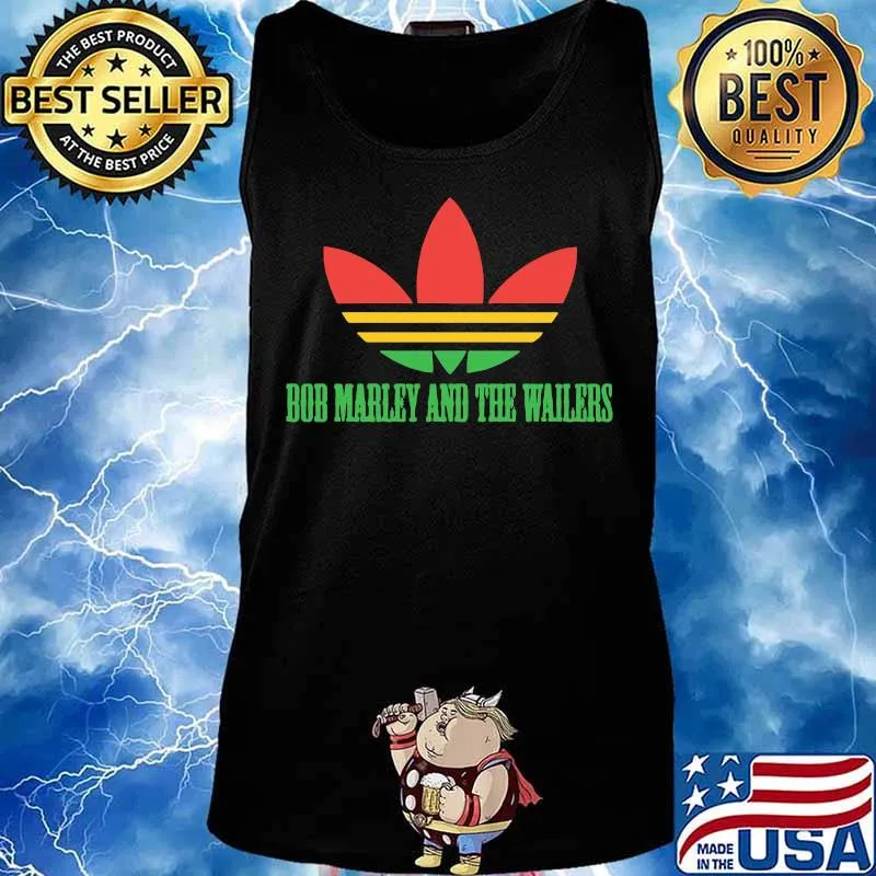 Bob marley and the wailers adidas logo s Tank top