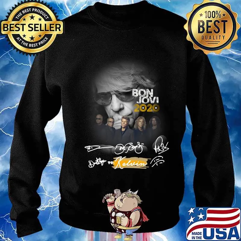Bon jovi band 2020 to kelvin signatures s Sweater