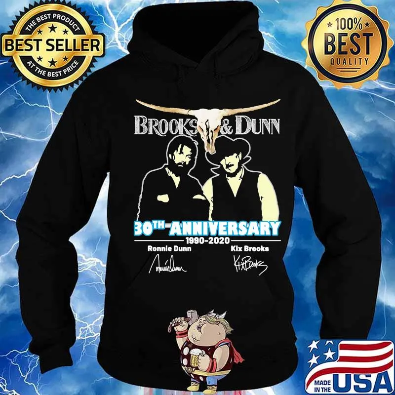 Brooks and dunn 30th anniversary 1990 2020 thank you for the memories signatures s Hoodie