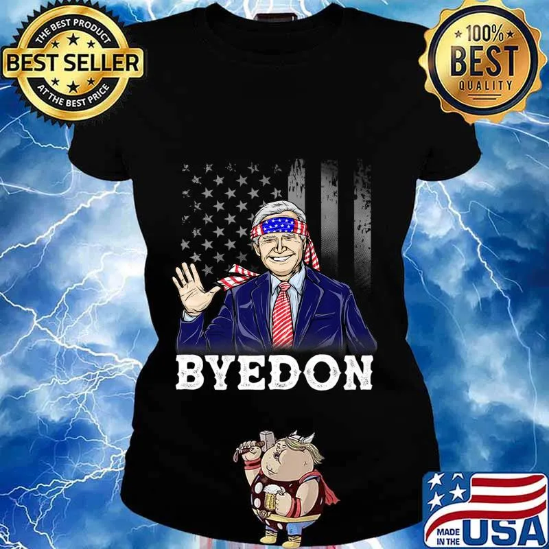 Byedon Joe Biden Anti Trump Premium T-Shirt Ladies tee