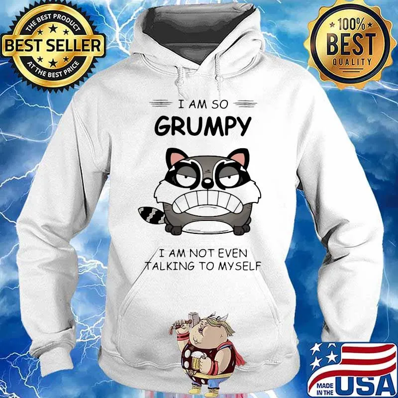 Cat i am so grumpy i am not even talikg to myself s Hoodie