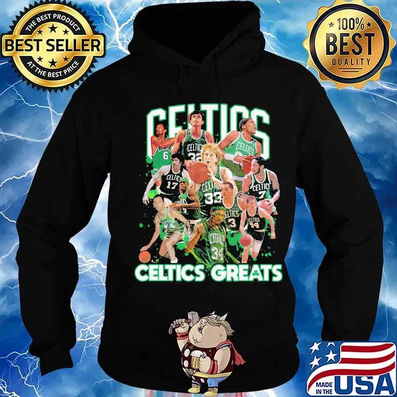 Celtics greatest players in baseball s Hoodie