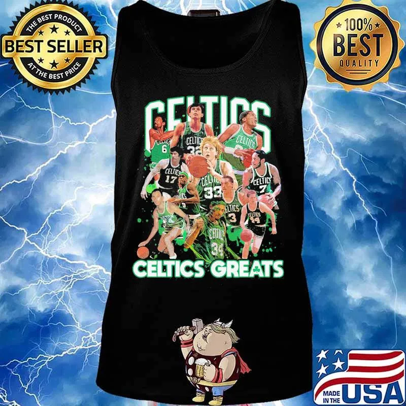 Celtics greatest players in baseball s Tank top