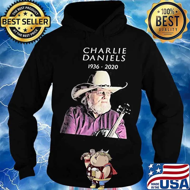 Charlie daniels playing guitar 1936 2020 s Hoodie