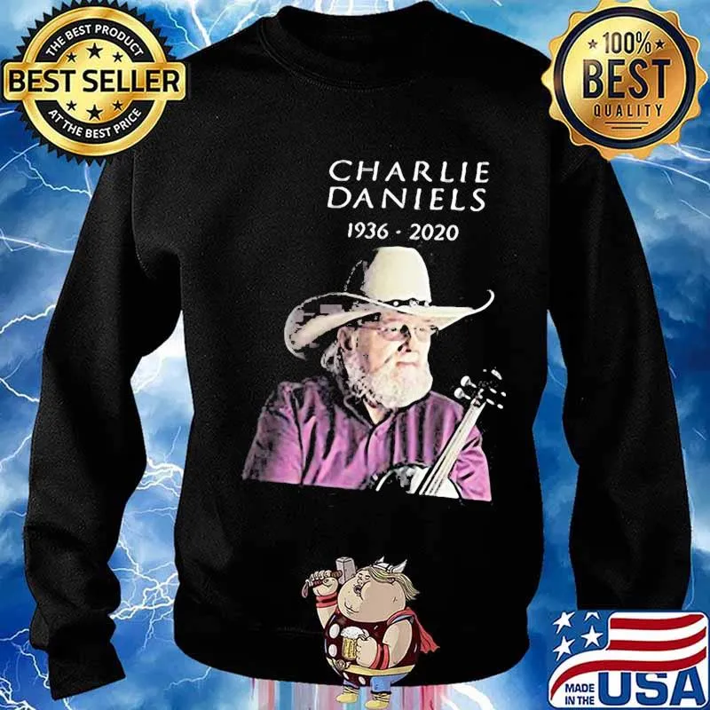 Charlie daniels playing guitar 1936 2020 s Sweater