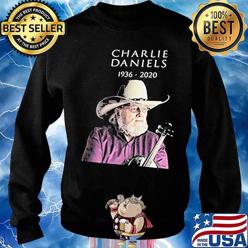 Charlie daniels playing guitar 1936 2020 s Sweater