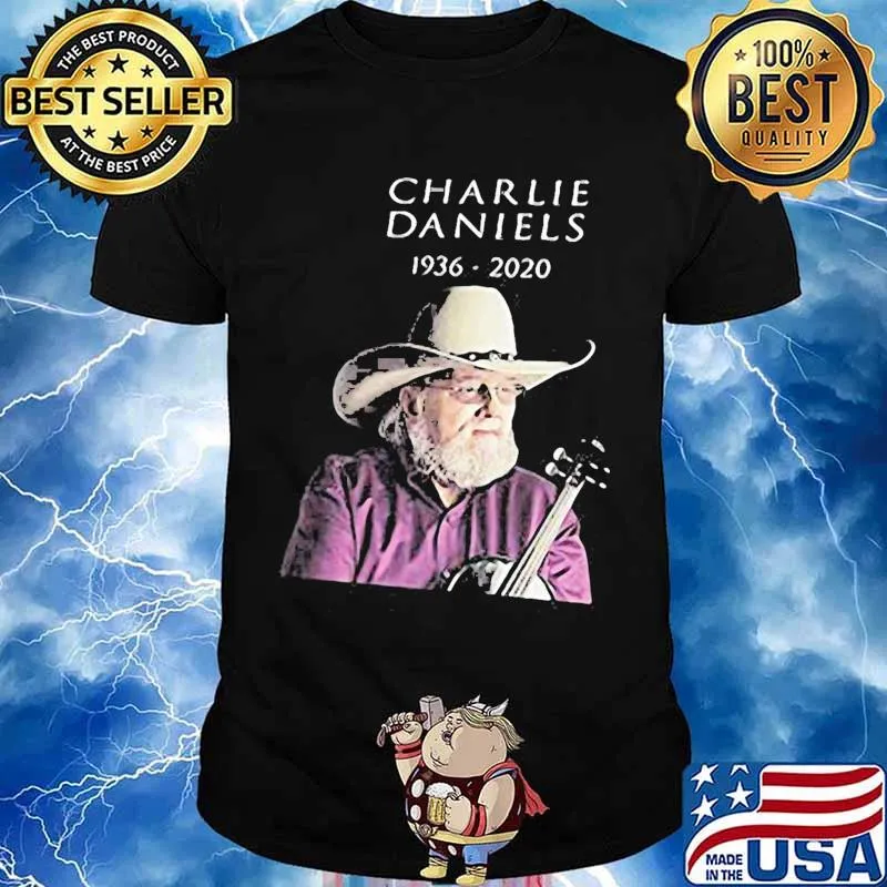 Charlie daniels playing guitar 1936 2020 shirt