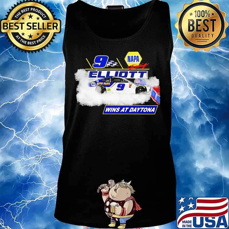 Chase elliott 9 wins at daytona napa racing s Tank top