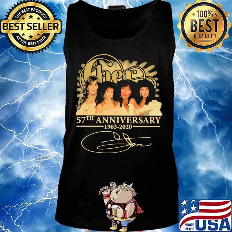 Cher band 57th anniversary 1963 2020 members signature s Tank top