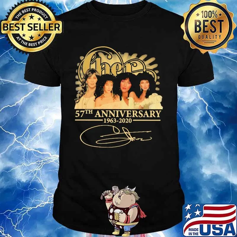 Cher band 57th anniversary 1963 2020 members signature shirt