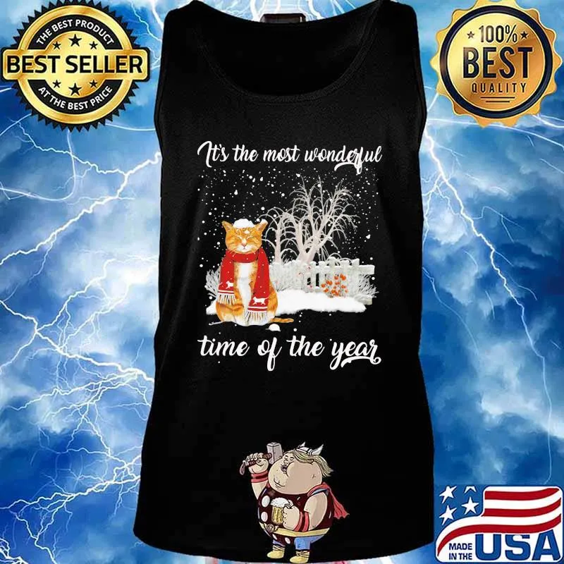 Christmas cat it's the most wonderful time of the year s Tank top