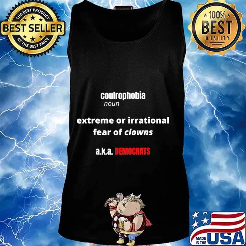 Coulrophobia fear of clowns a.k.a. democrats T-Shirt Tank top